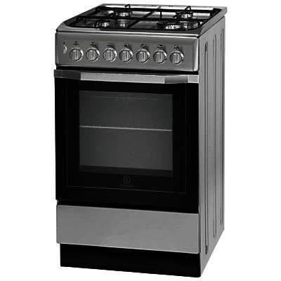 Indesit I5GSH1(S)/UK Dual Fuel Cooker, Silver Indesit I5GSH1(S)/UK Dual Fuel Cooker, Silver